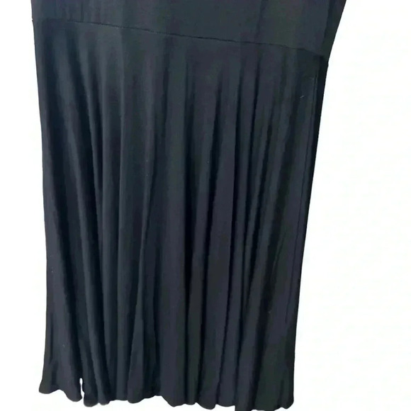Classic Black A-Line Dress, party or business, Sz L - Picture 3 of 6